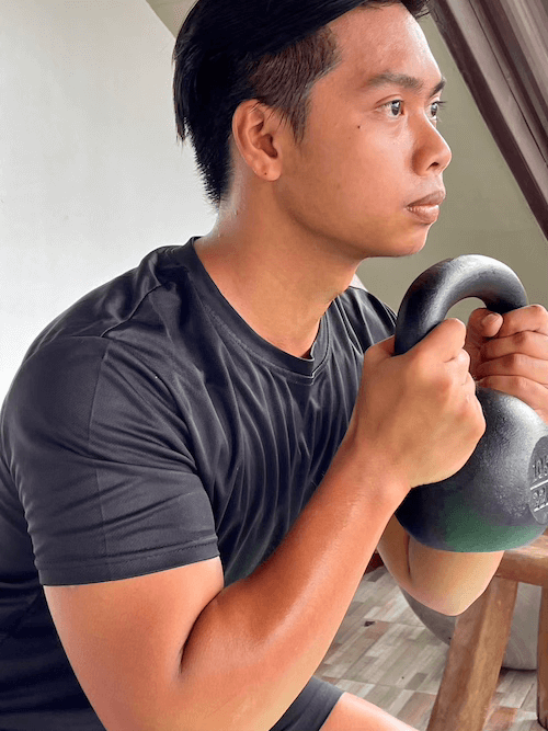 Splore online Kettlebell Flow, Complex and Strengthening fitness class hosted by Coach Migs Morales