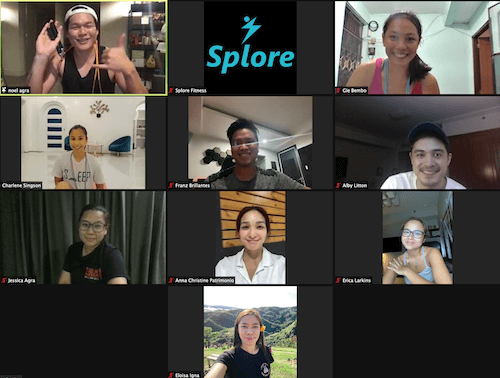 Splore online JumpRope & Animal Flow fitness class hosted by Coach Noel Agra
